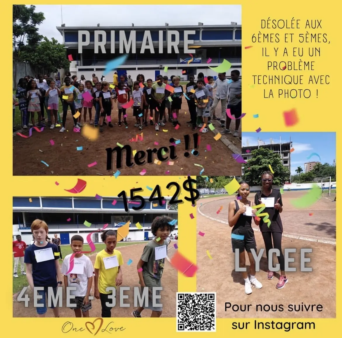 La course du lycée français de Kinshasa.